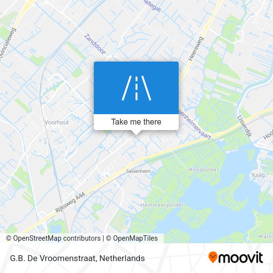 G.B. De Vroomenstraat map