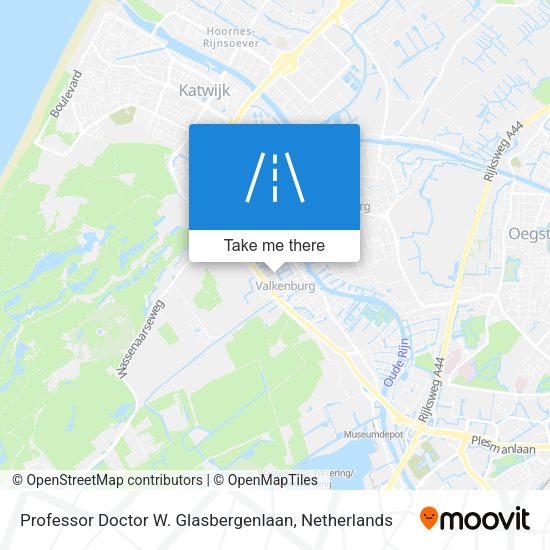 Professor Doctor W. Glasbergenlaan map