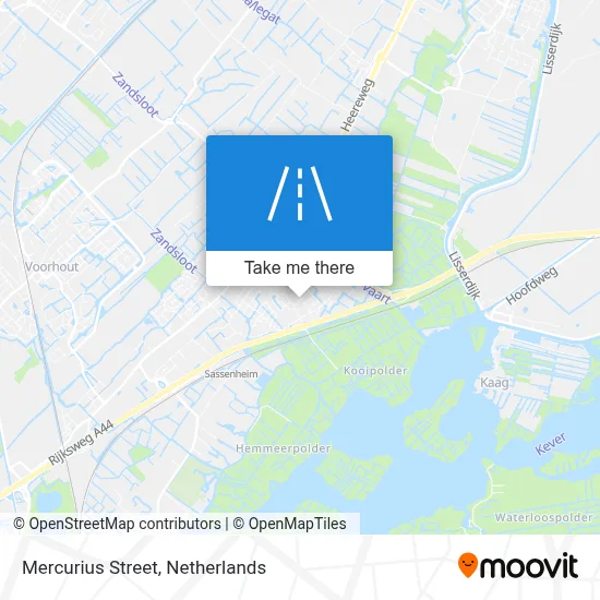Mercuriusstraat map