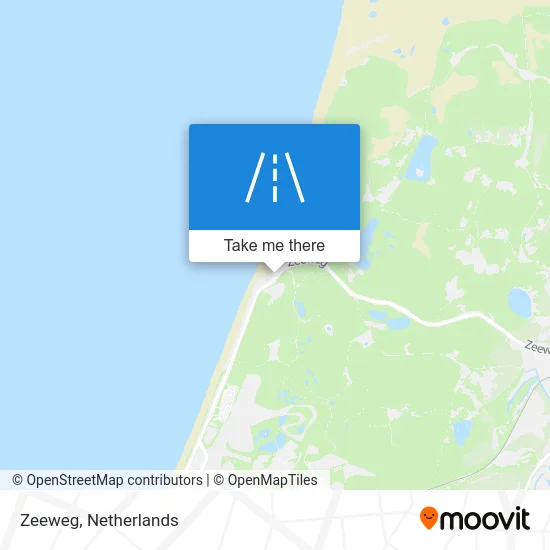 Zeeweg map