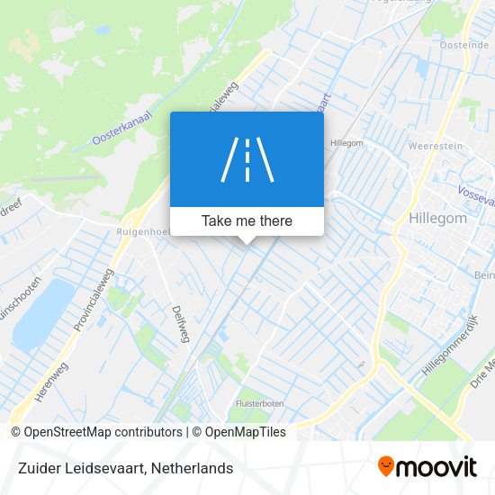 Zuider Leidsevaart map