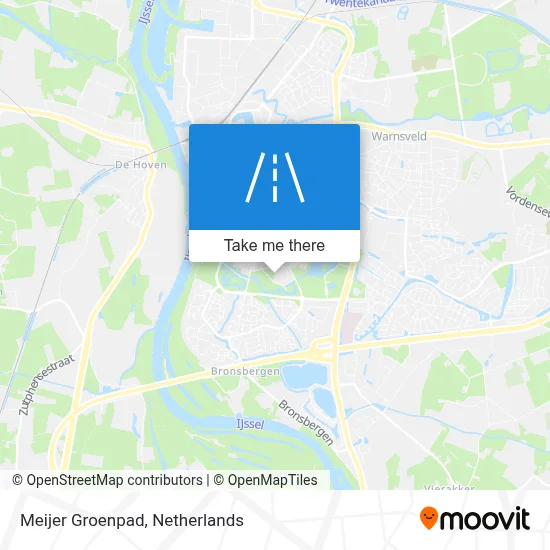 Meijer Groenpad map