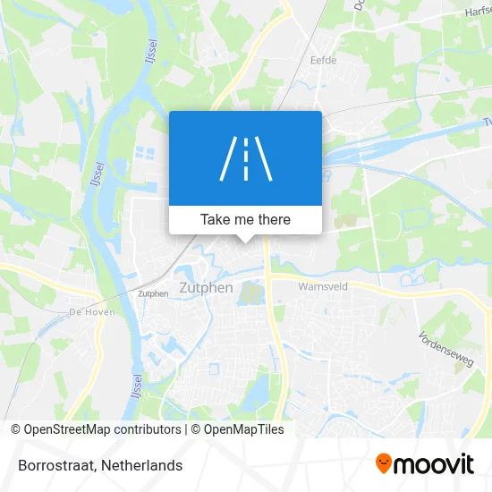 Borrostraat map