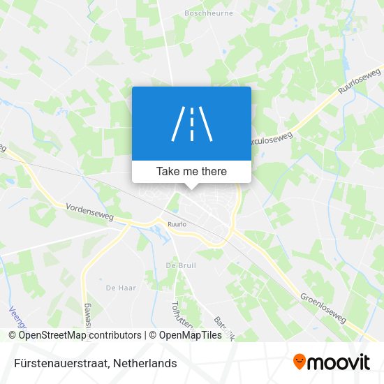 Fürstenauerstraat map