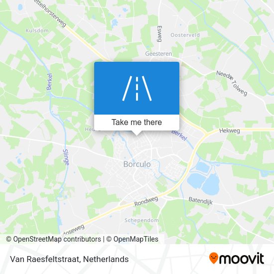 Van Raesfeltstraat map
