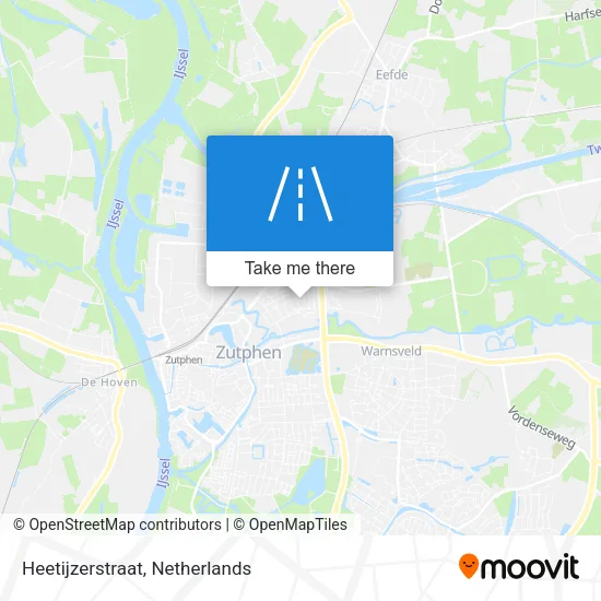 Heetijzerstraat map