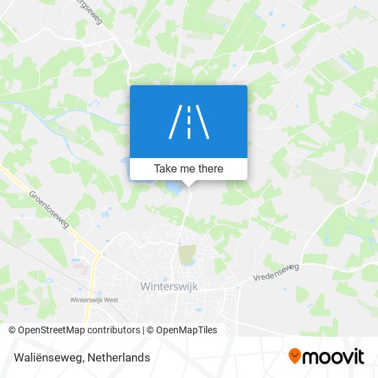 Waliënseweg Karte