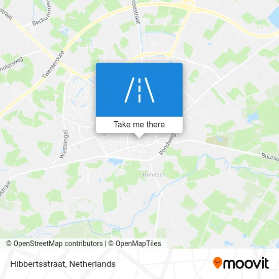 Hibbertsstraat map