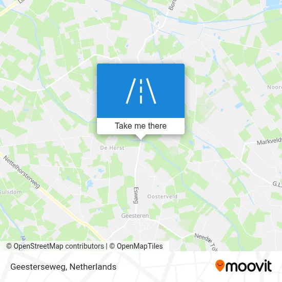 Geesterseweg map
