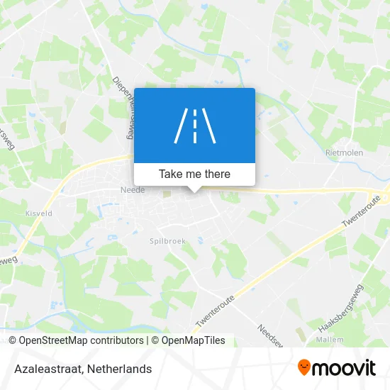 Azaleastraat map