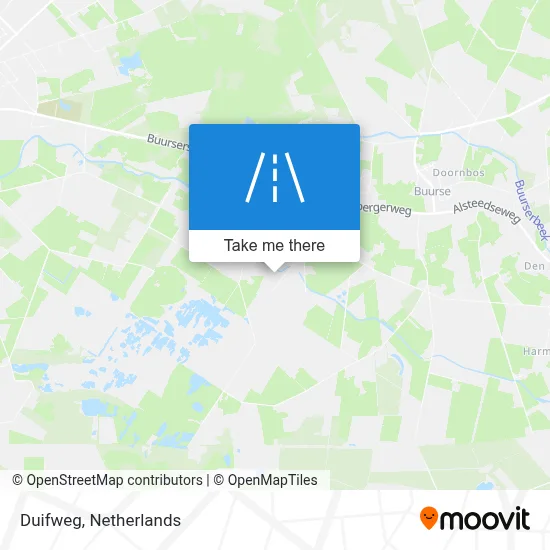 Duifweg map