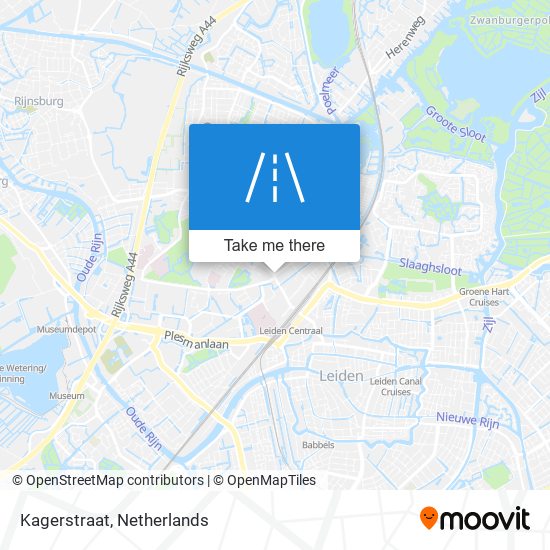 Kagerstraat map