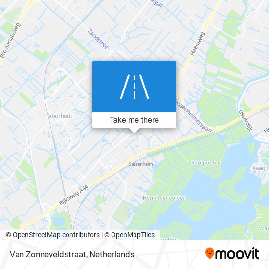 Van Zonneveldstraat map