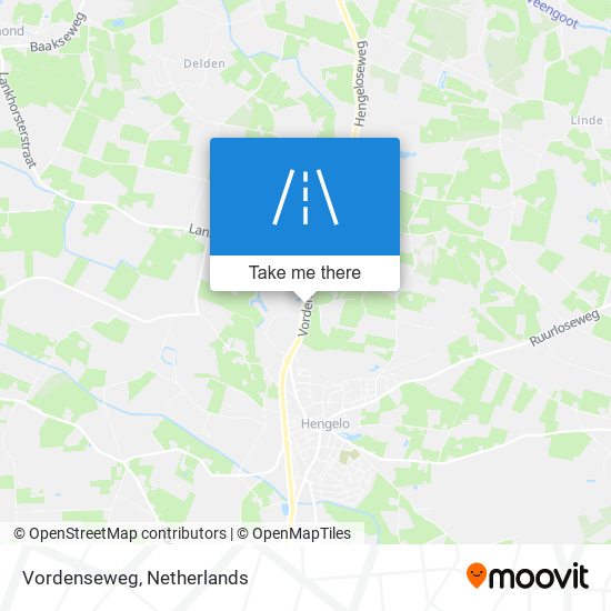 Vordenseweg map