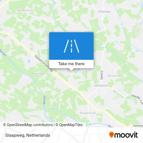Slaapweg map