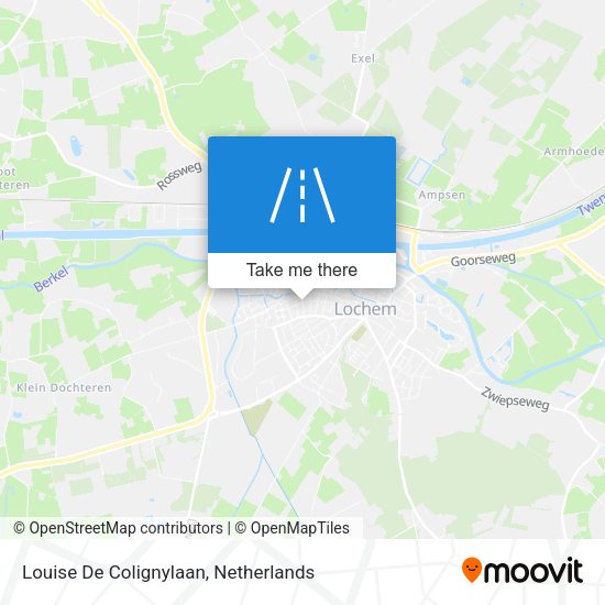 Louise De Colignylaan map