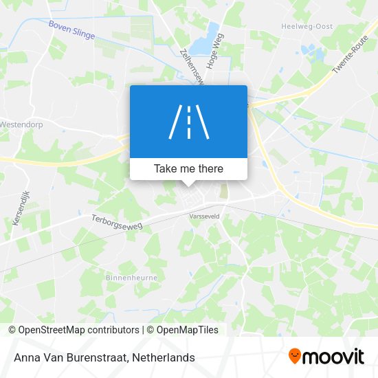 Anna Van Burenstraat map