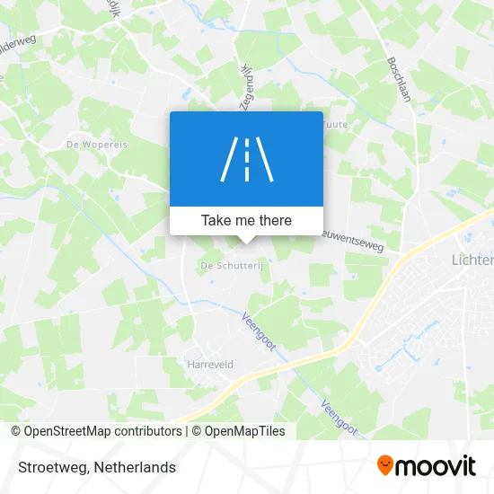 Stroetweg map
