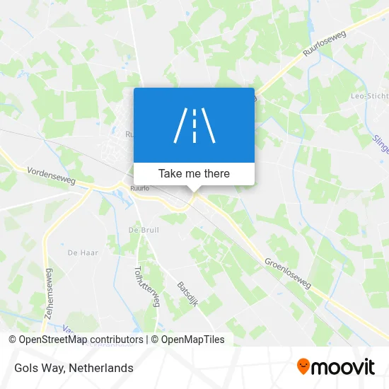 Golsweg map