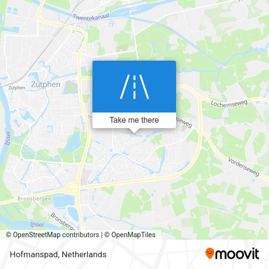 Hofmanspad map