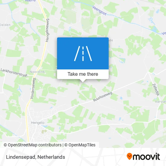 Lindensepad map