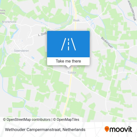 Wethouder Campermanstraat map