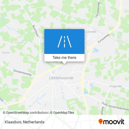 Klaasbos map