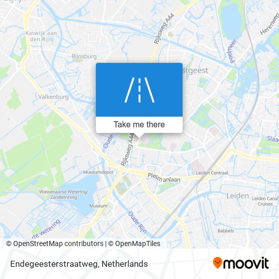 Endegeesterstraatweg map