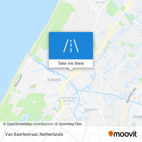 Van Baerlestraat map