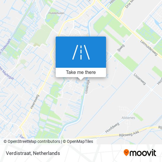 Verdistraat map