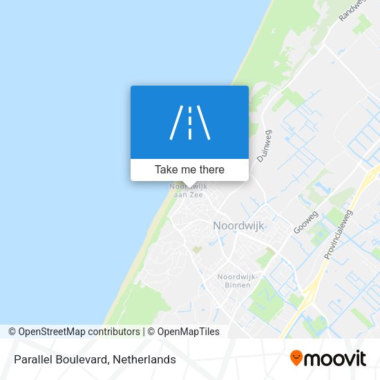 Parallel Boulevard map
