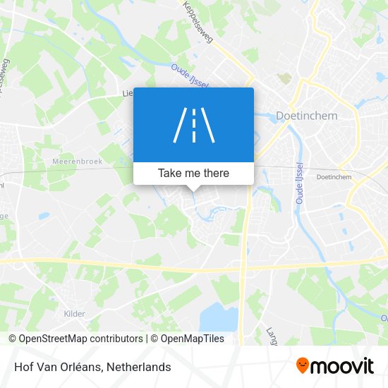 Hof Van Orléans map