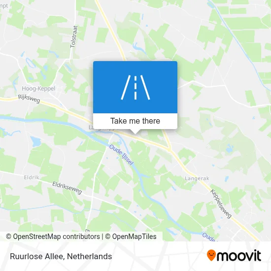Ruurlose Allee map