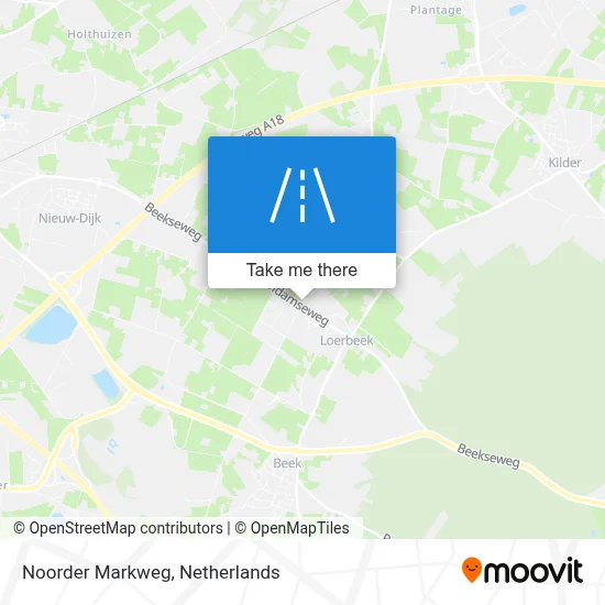 Noorder Markweg map
