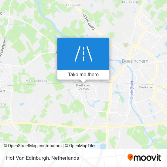 Hof Van Edinburgh map