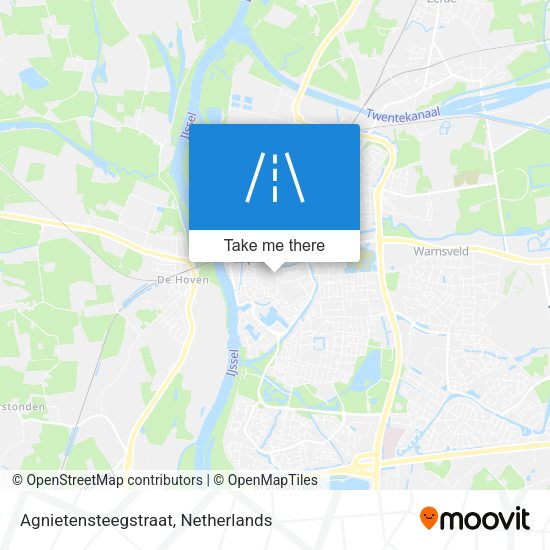 Agnietensteegstraat map