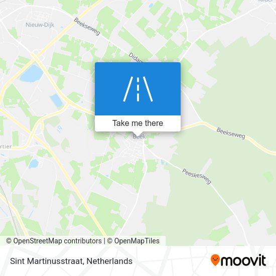 Sint Martinusstraat map