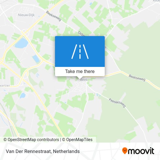 Van Der Rennestraat map