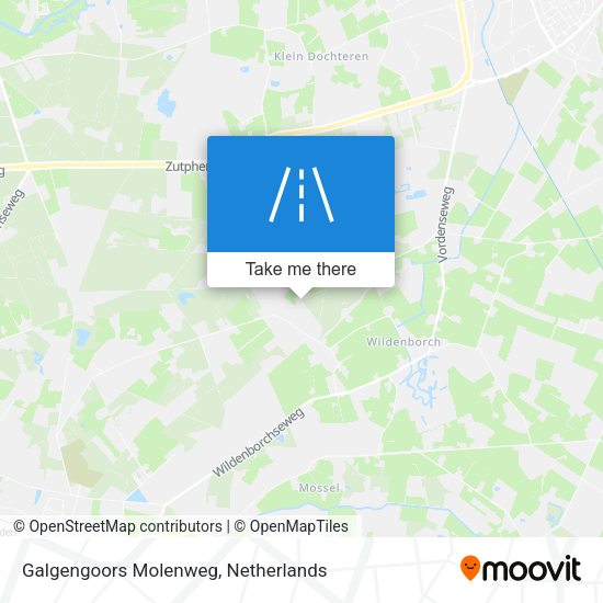 Galgengoors Molenweg map