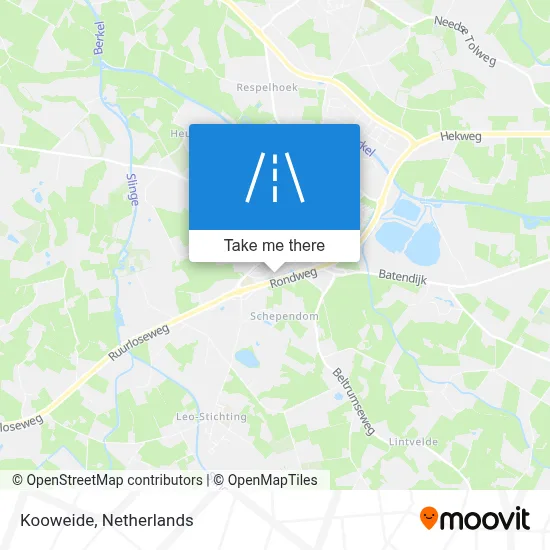 Kooweide map
