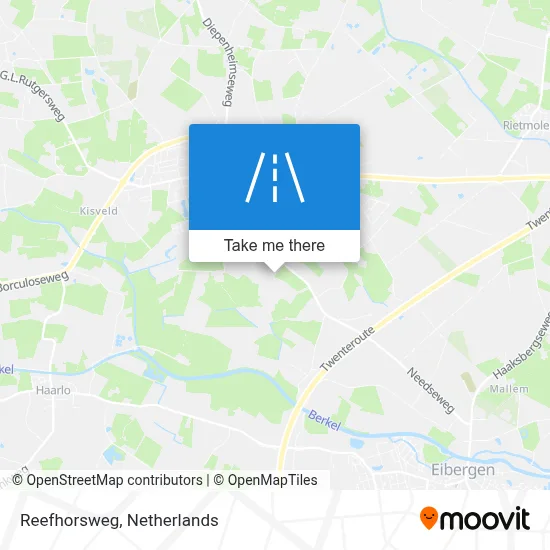 Reefhorsweg map