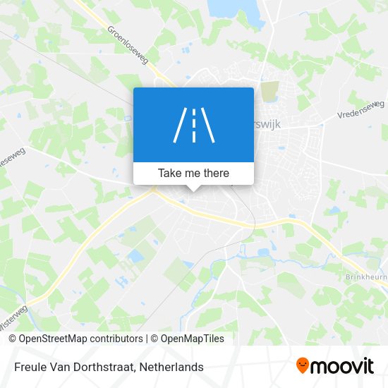 Freule Van Dorthstraat map