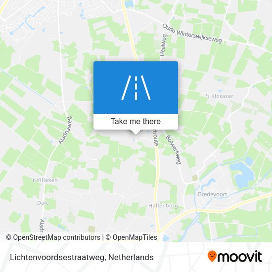 Lichtenvoordsestraatweg map