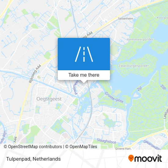 Tulpenpad map