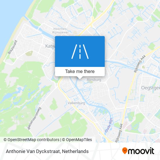 Anthonie Van Dyckstraat map