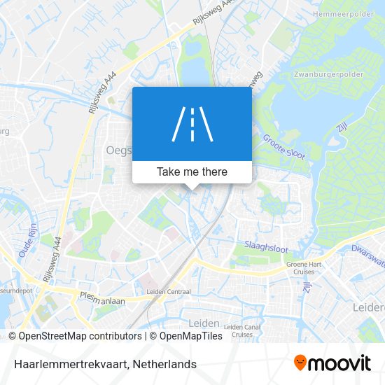 Haarlemmertrekvaart map