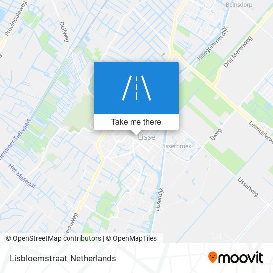 Lisbloemstraat map