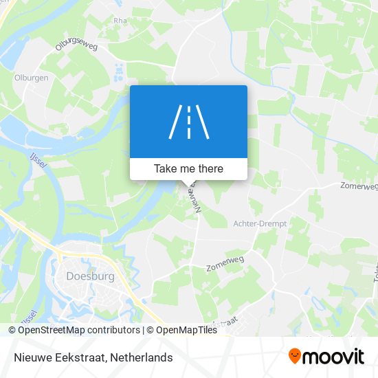 Nieuwe Eekstraat map