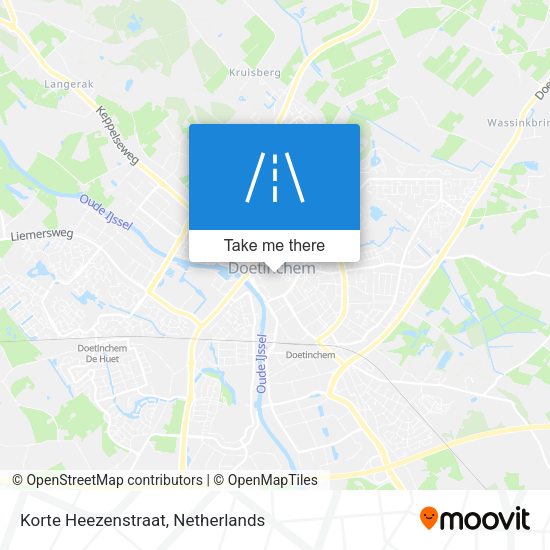 Korte Heezenstraat map