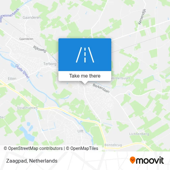 Zaagpad map